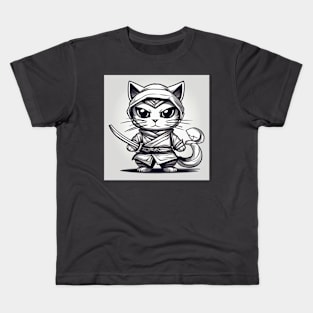 ninja kitten Kids T-Shirt